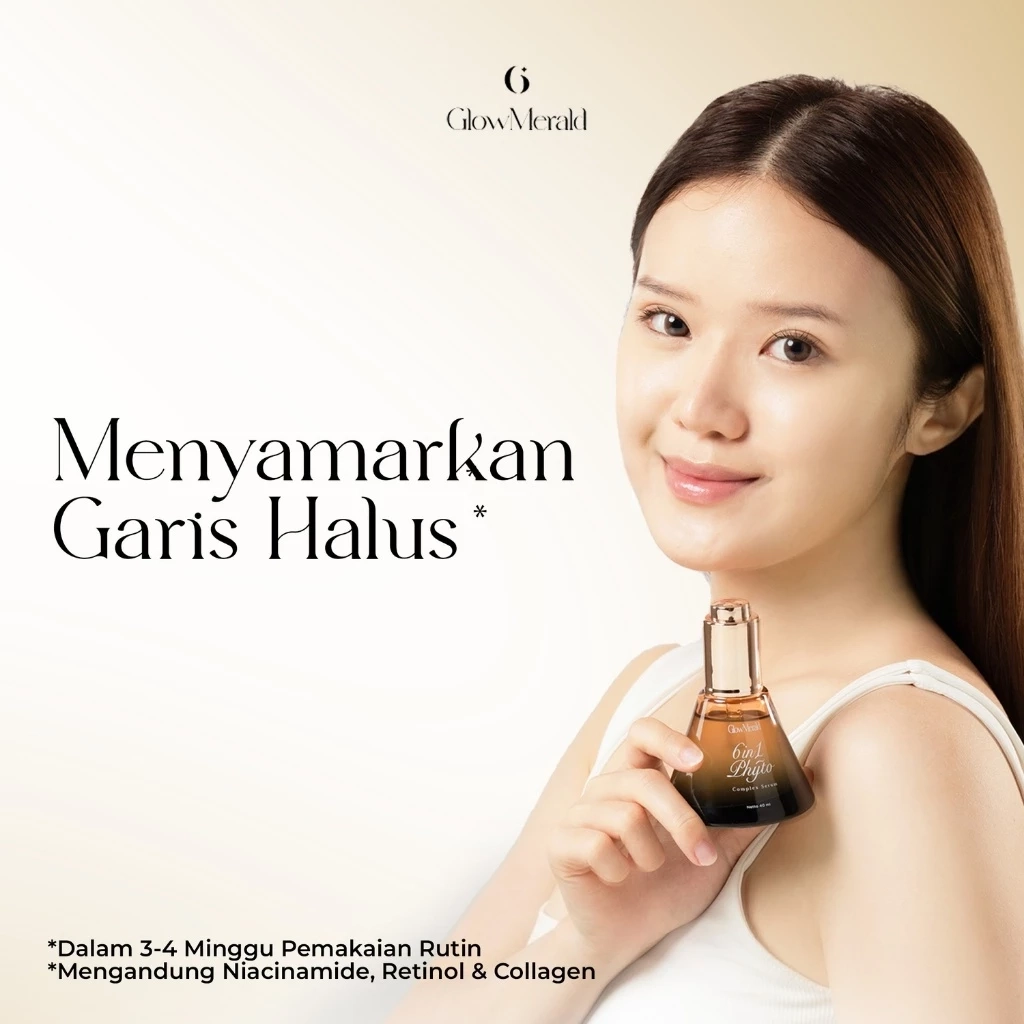 Glowmerald 6 in 1 Phyto Complex Serum 40ml Model