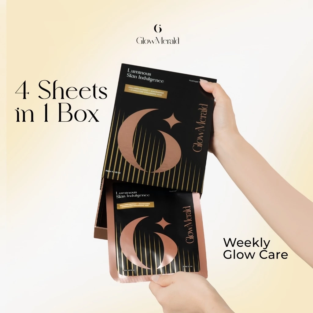 Luminous Skin Indulgence Hydrogel Mask 4 Sheets in 1 Box