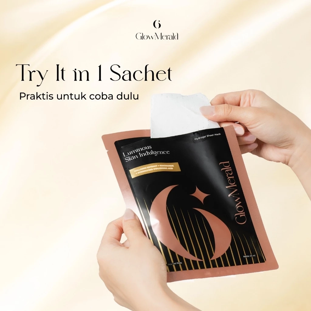 Luminous Skin Indulgence Hydrogel Mask Try it