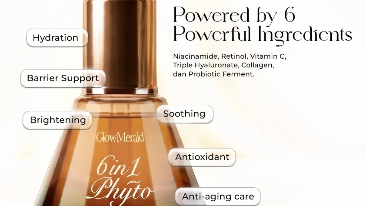 Glowmerald 6 in 1 Phyto Complex Serum 40ml